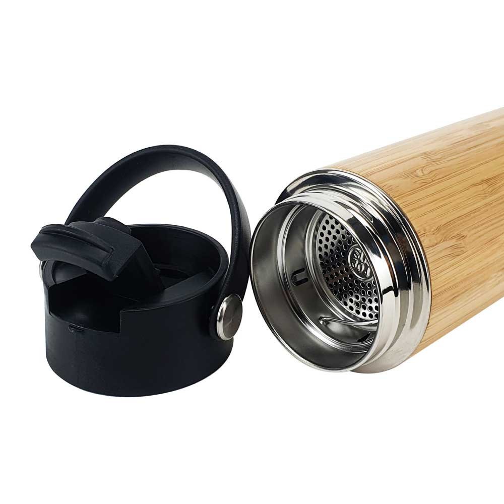 Bamboo Flask with Tea Infuser - Image 4