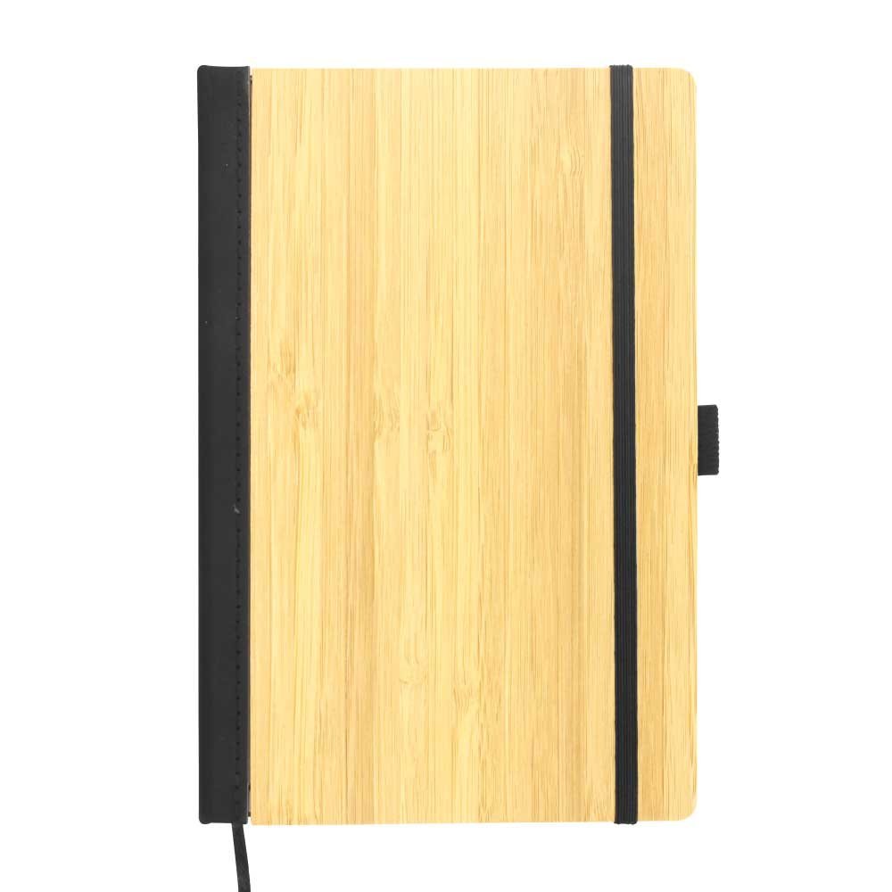 A5 size Bamboo Notebooks with Pen Loop & Page Marker