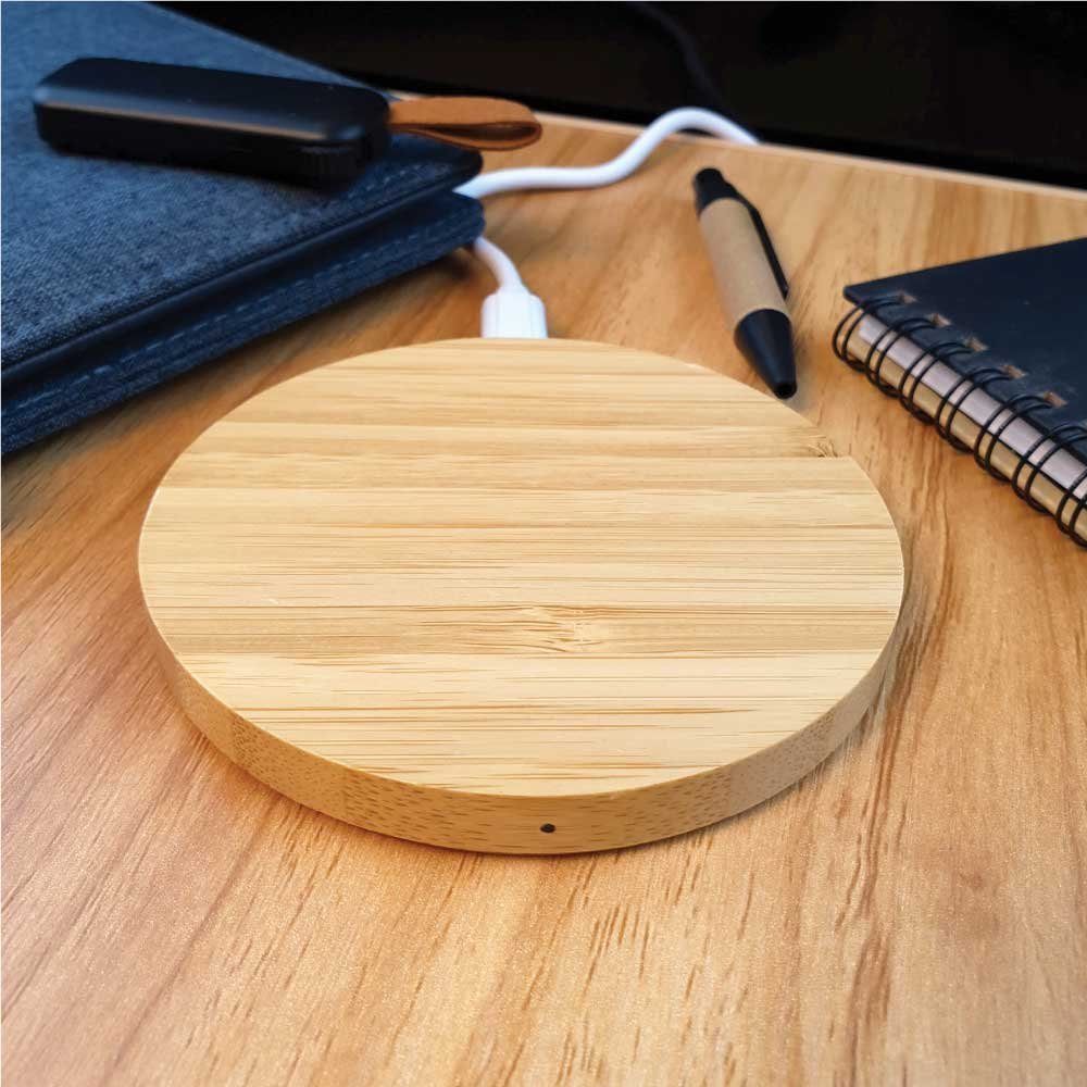 Bamboo 10W Wireless Charging Pads - Image 6