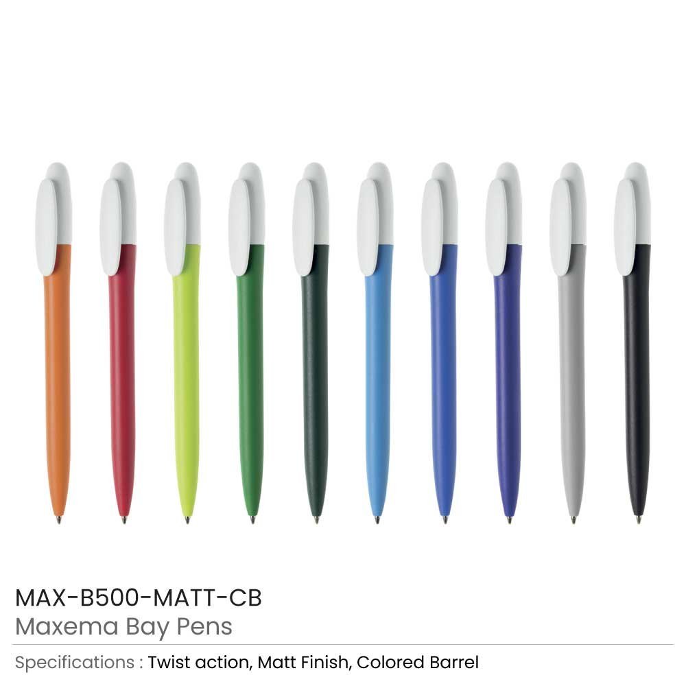Maxema Bay Pens Colored Barrel - Image 14