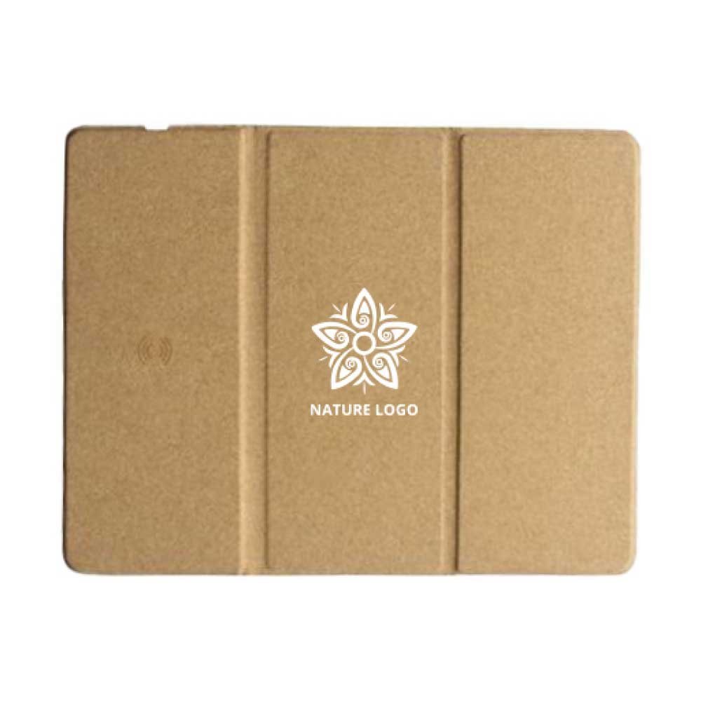 Cork Foldable Mousepads with 10W Wireless Charging