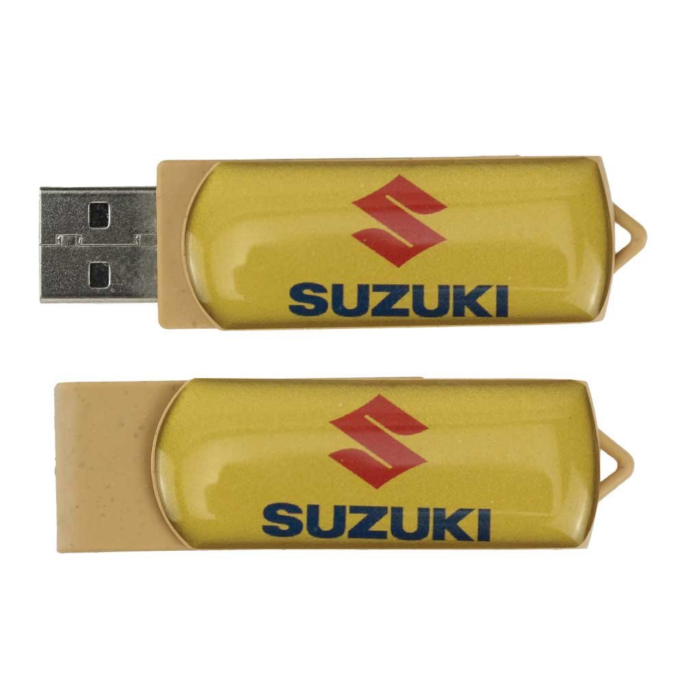 Wheat Straw Swivel USB Flash Drives, 4GB to 32GB - Image 2