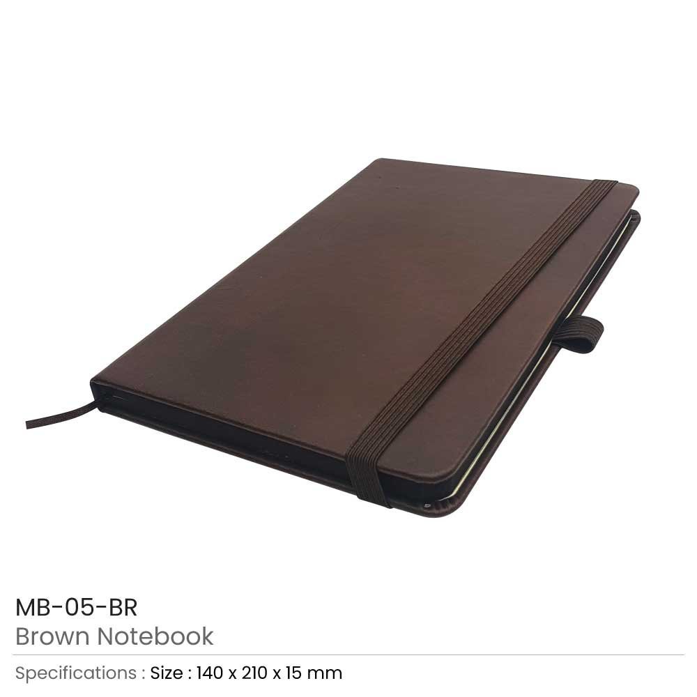 Brown Leather Notebook - Image 5
