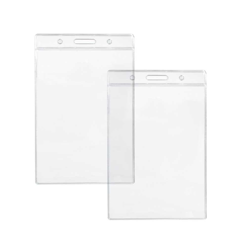 Clear Plastic ID Card Holder