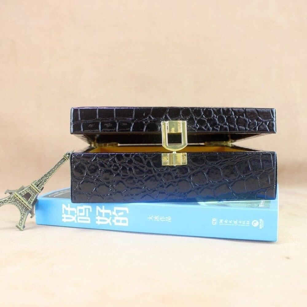Crocodile Pattern wooden PU Leather Box