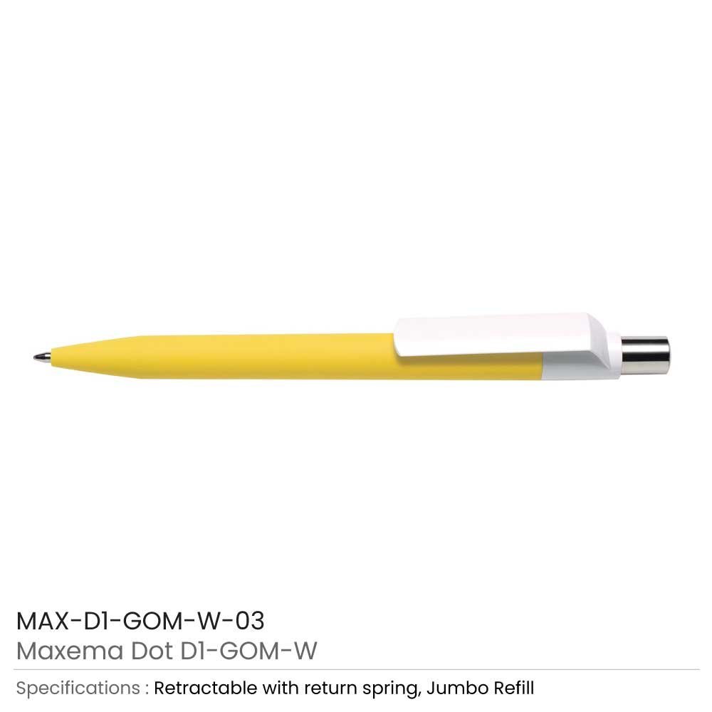 Dot Pens with White Clip - Image 16