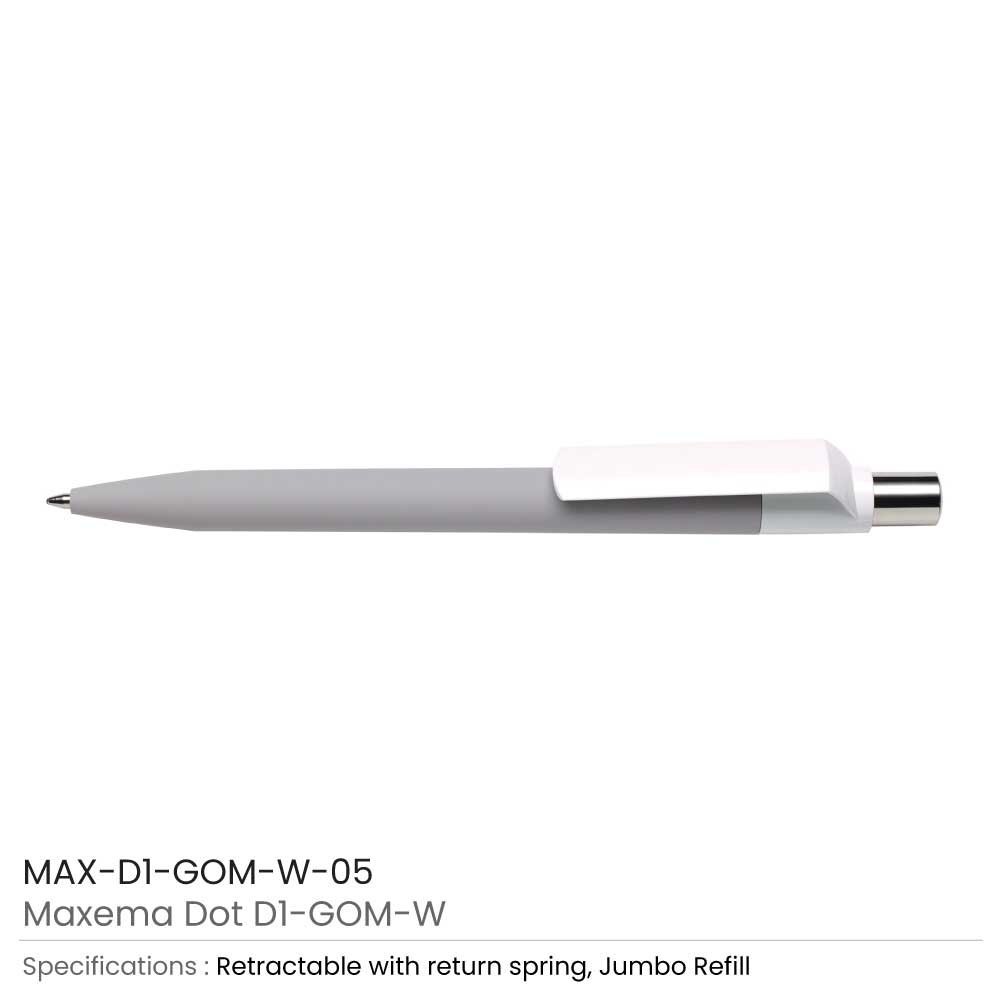 Dot Pens with White Clip - Image 18