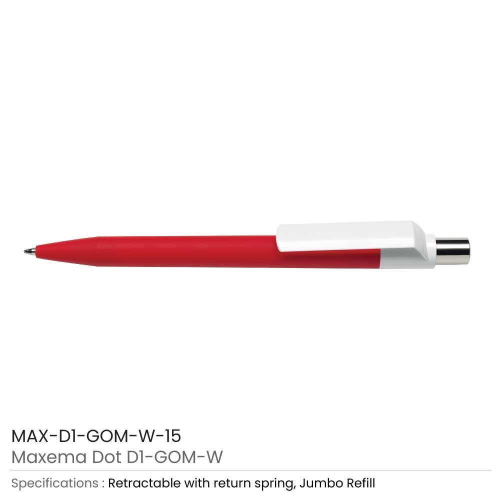 Dot Pens with White Clip - Image 21