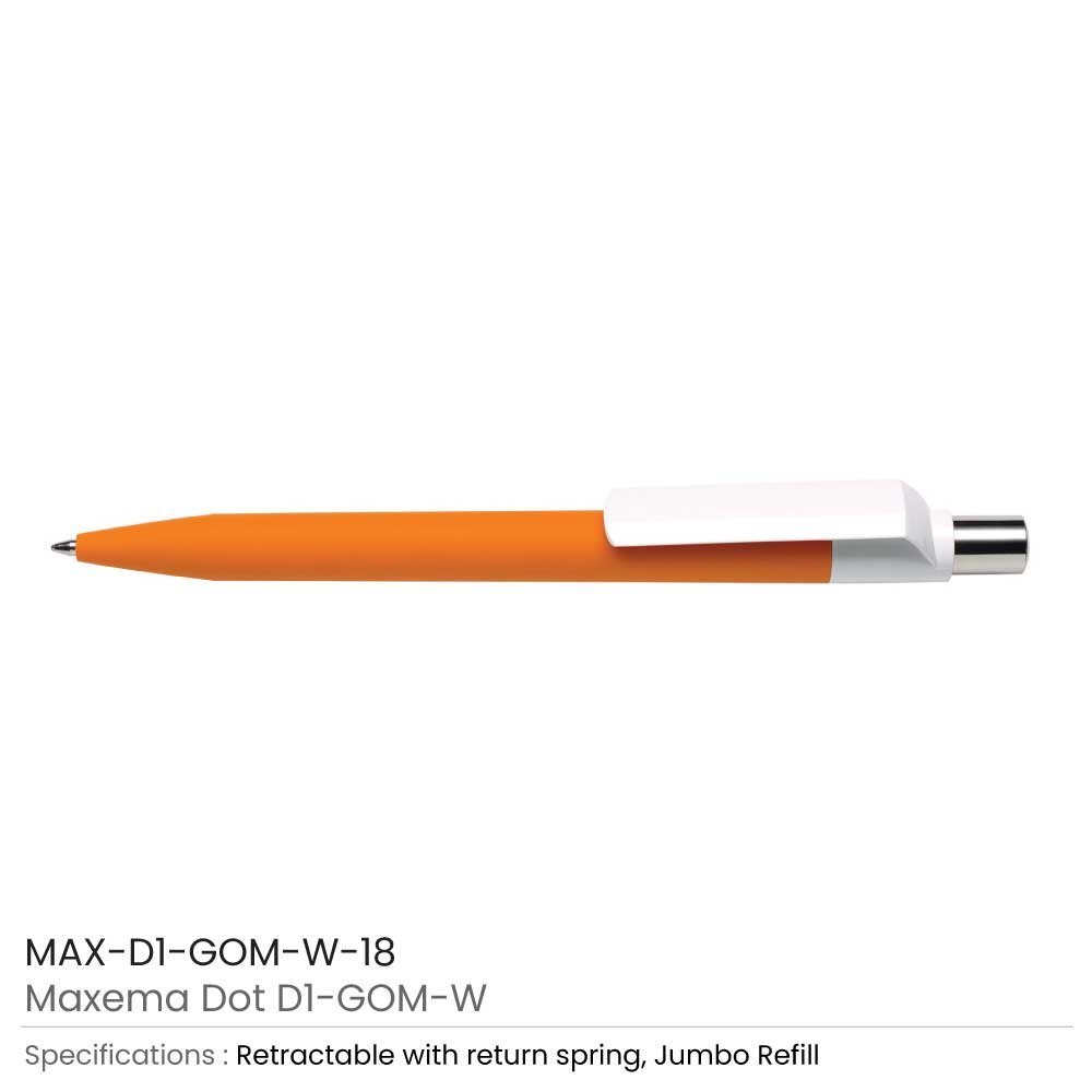 Dot Pens with White Clip - Image 22