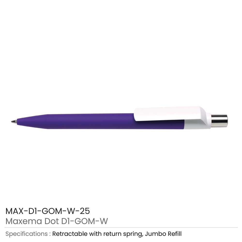 Dot Pens with White Clip - Image 15