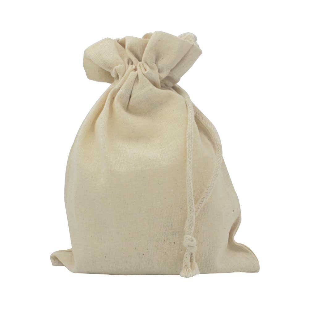 Drawstring Cotton Pouch Bags
