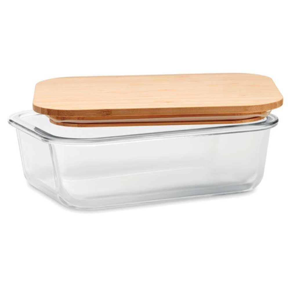 Glass Lunch Box with Bamboo Lid