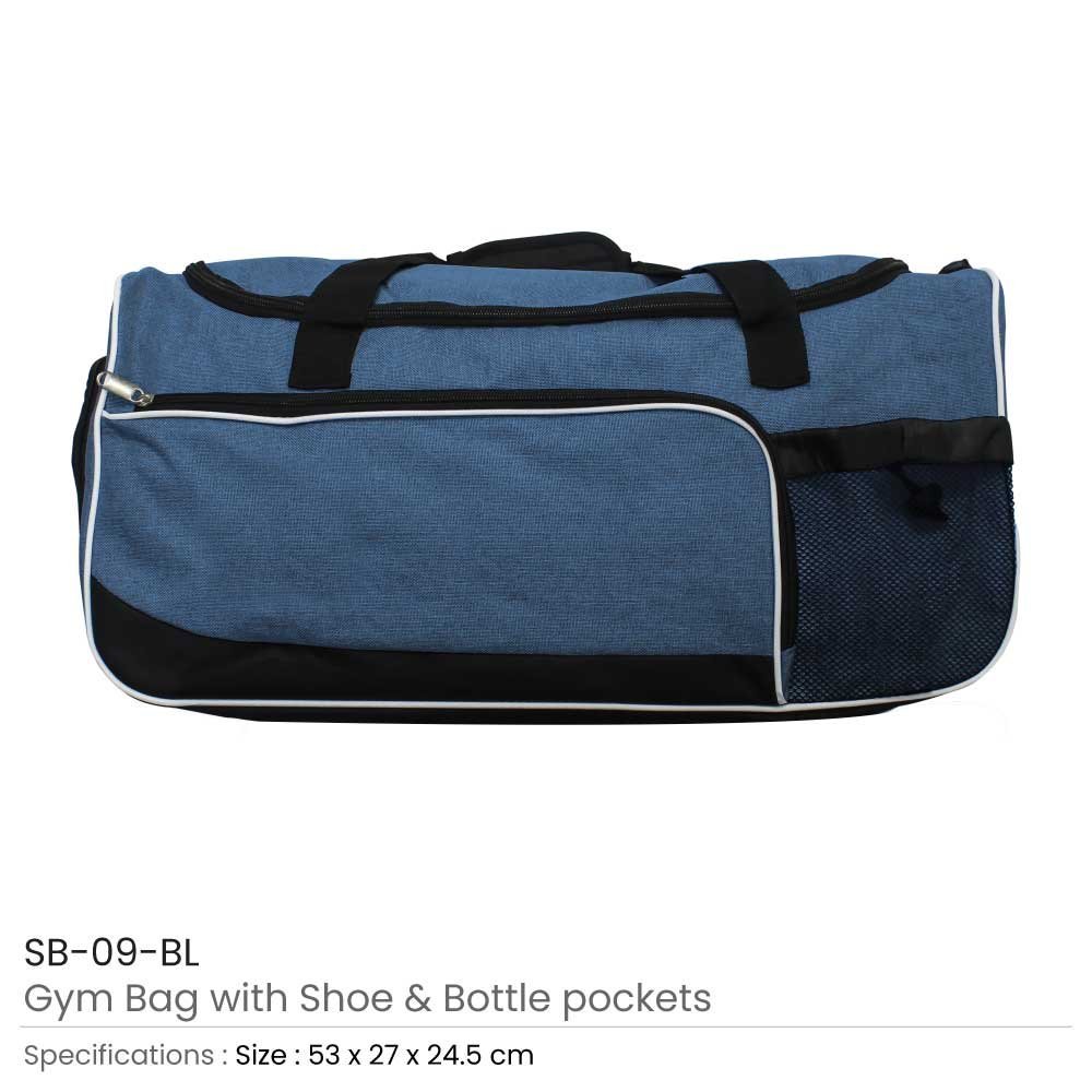 Gym Bags with Shoe and Bottle Pockets - Image 5