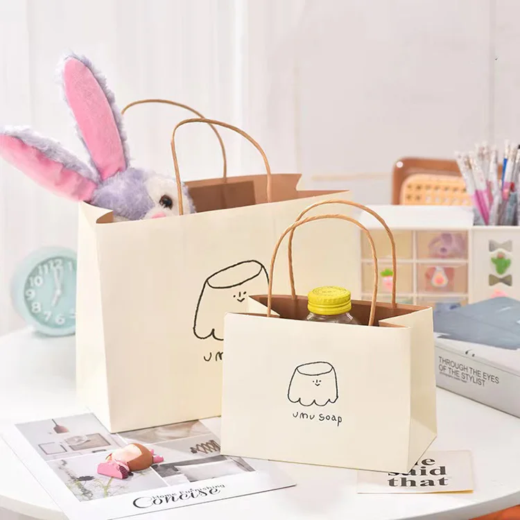 Kraft Paper Bag with custom logo