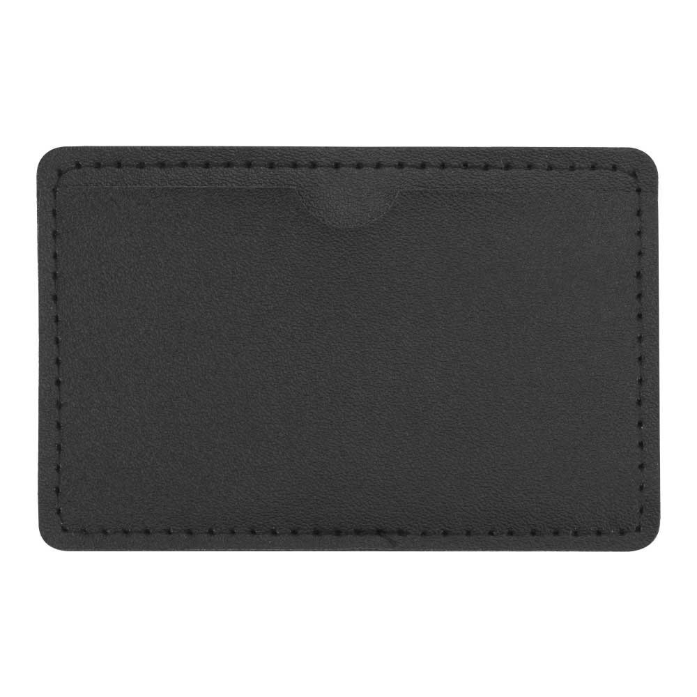 Black Leather Cover For Card Shaped USB Flash