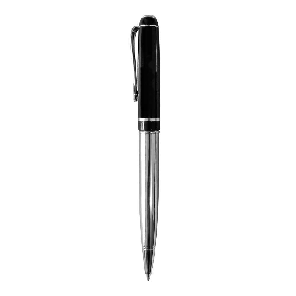 Black and Chrome Metal Pens