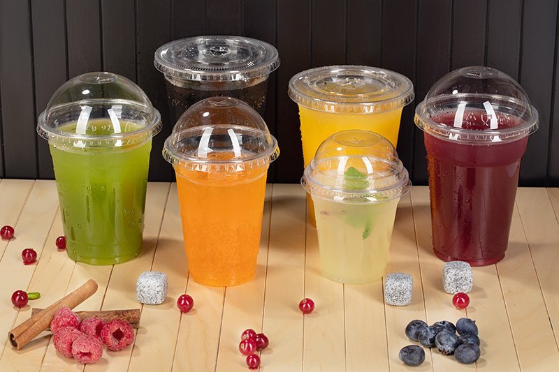 PET Juice Cups, Clear Plastic Cups (8oz) - Image 6