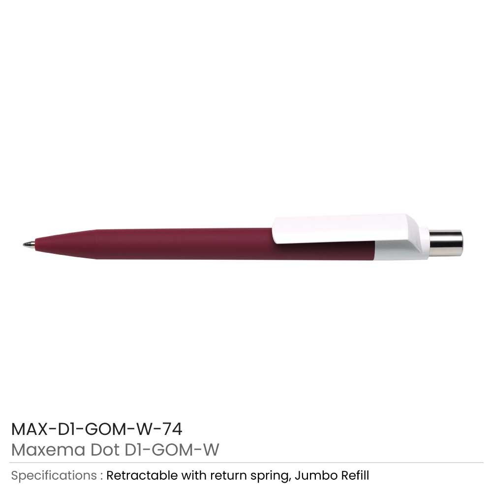 Dot Pens with White Clip - Image 4