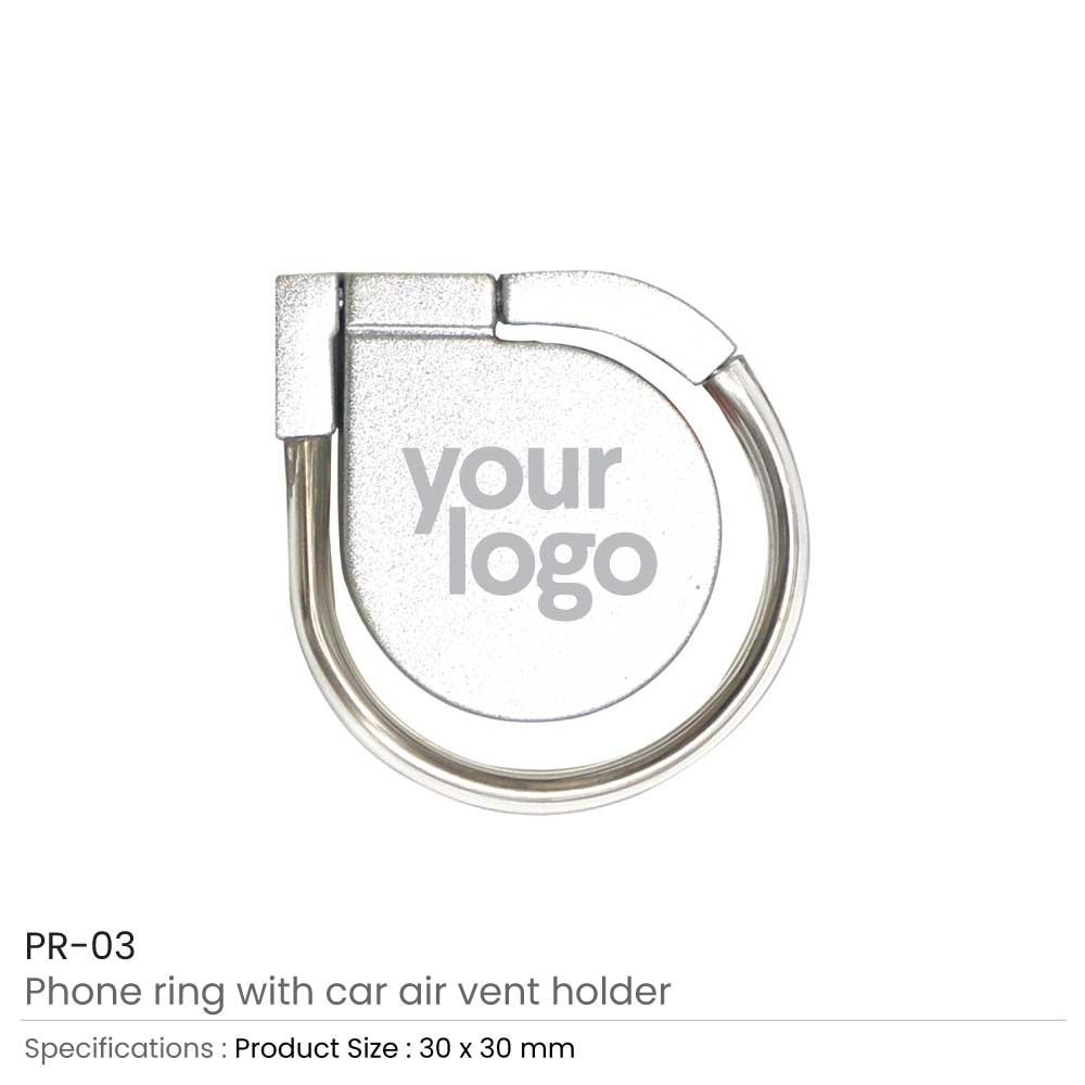 Phone Ring with Car Air Vent Holder - Image 3