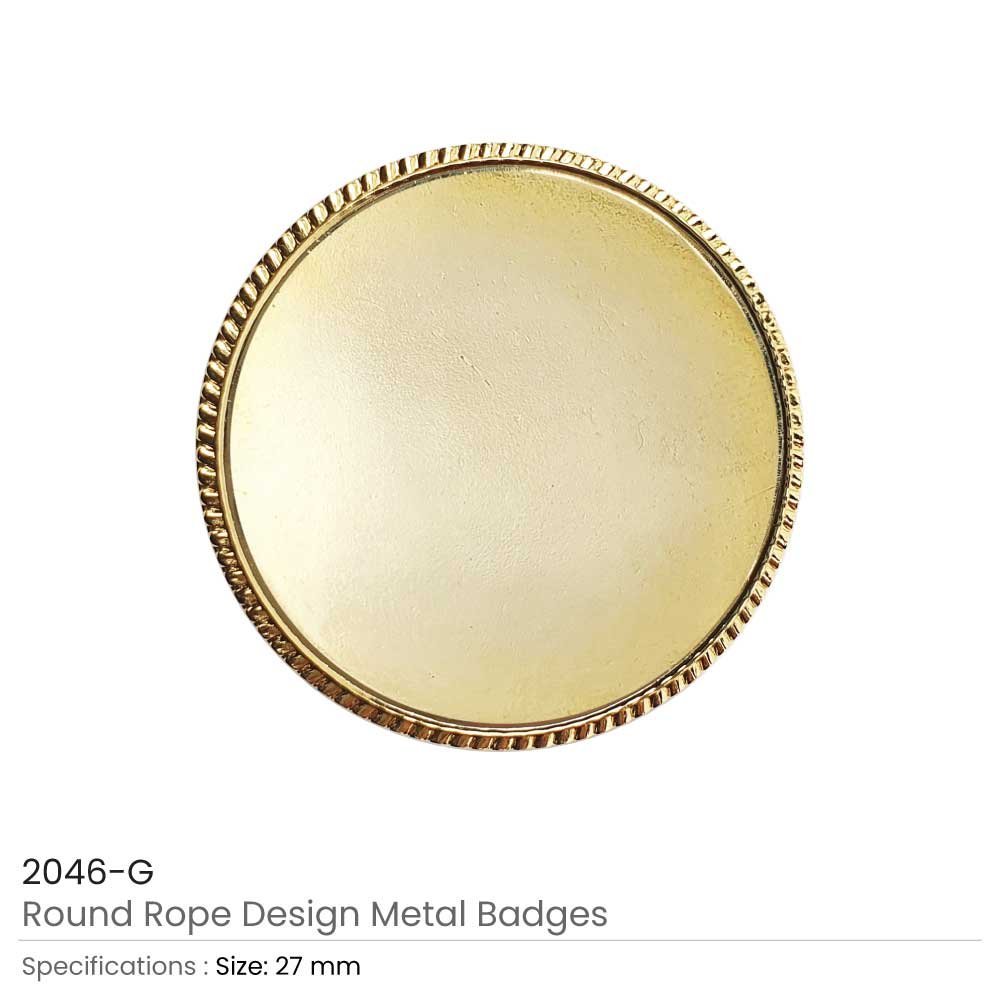 Round Rope Design Logo Badges - Image 4
