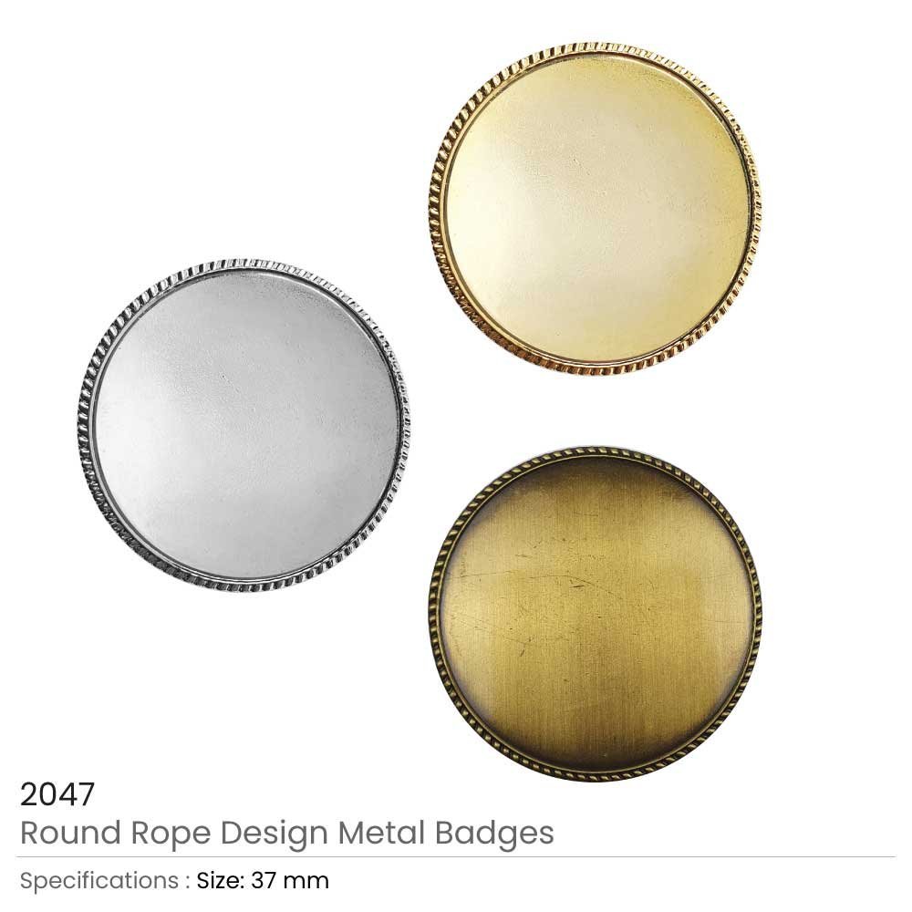 Round Rope Design Logo Badges - Image 6