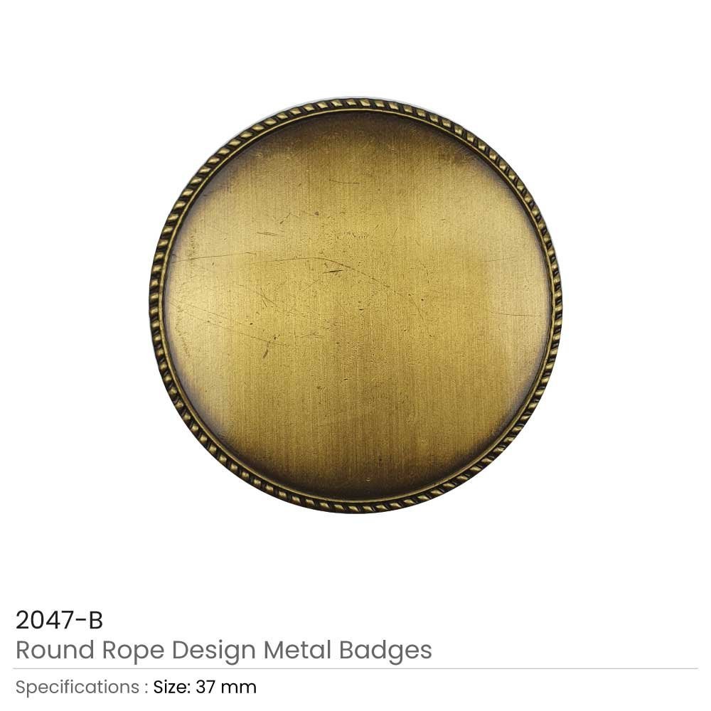 Round Rope Design Logo Badges - Image 5