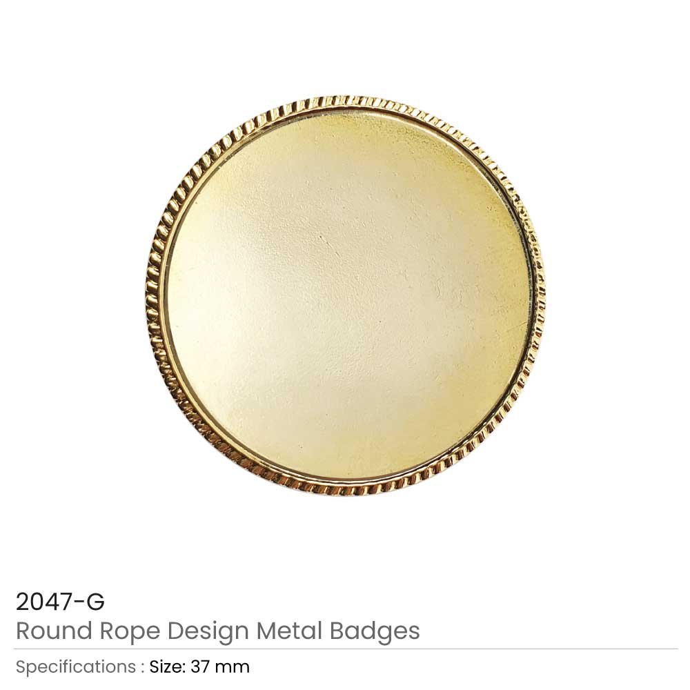 Round Rope Design Logo Badges - Image 4