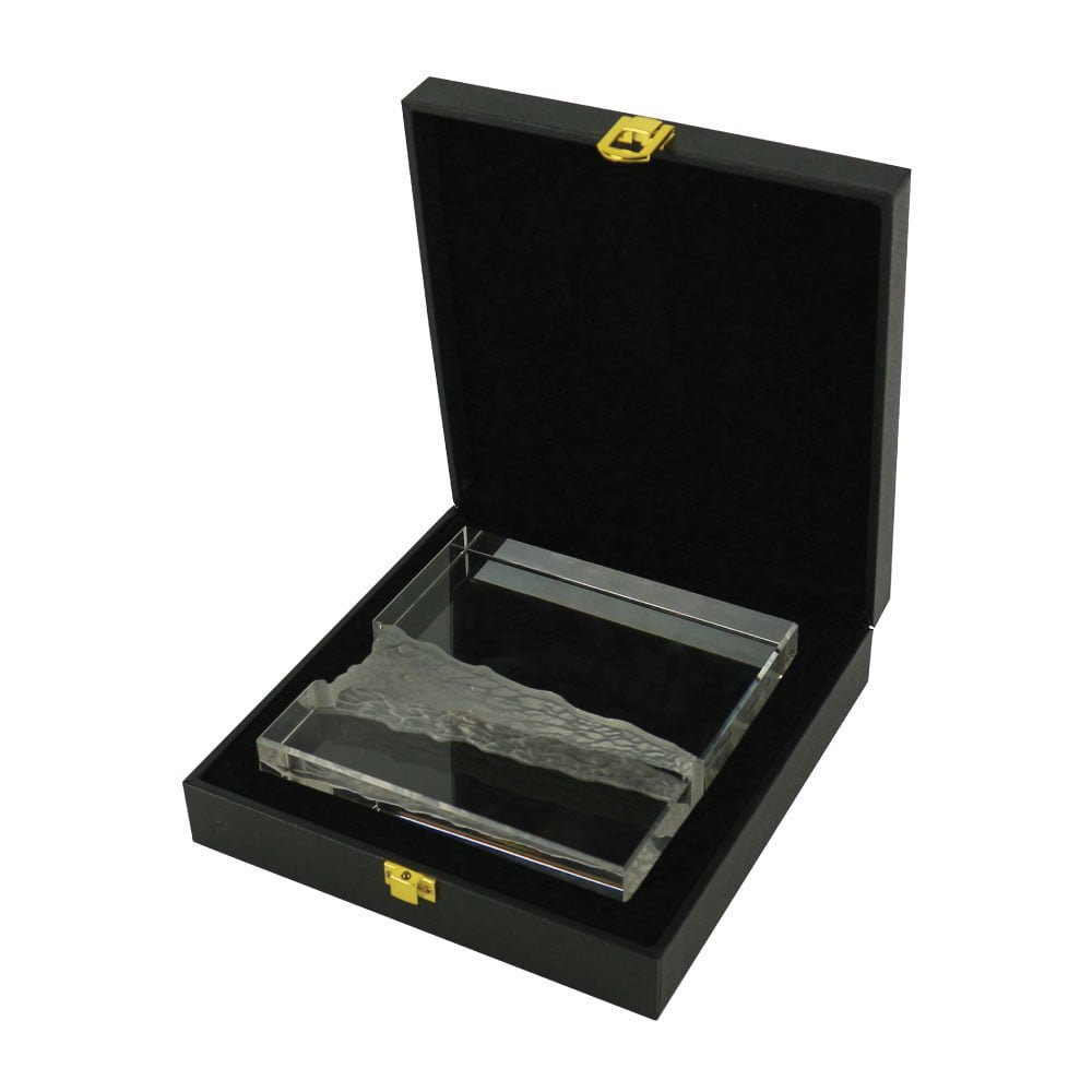 Square Crystal Awards in Fiber Hardboard Box - Image 5