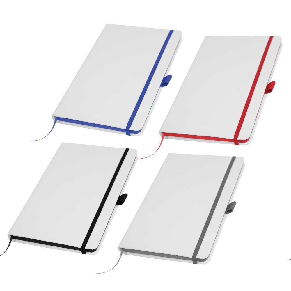 White PU Leather Cover Notebooks - Image 7