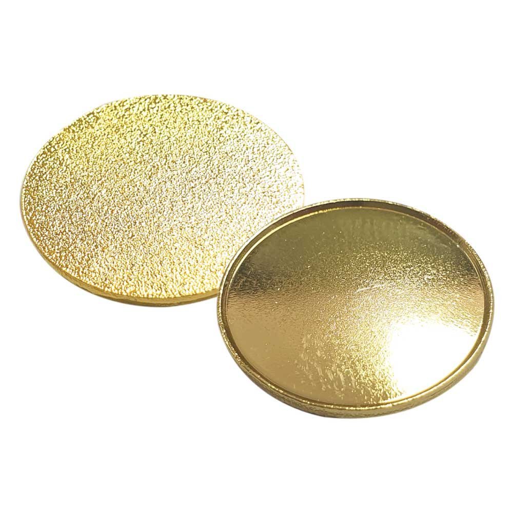 Gold Round Metal Badges - Image 3