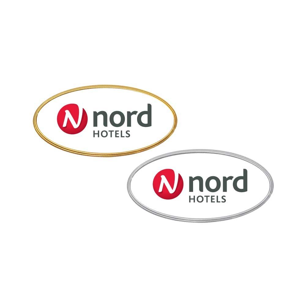 PVC Injected Oval Name Badges - Image 2