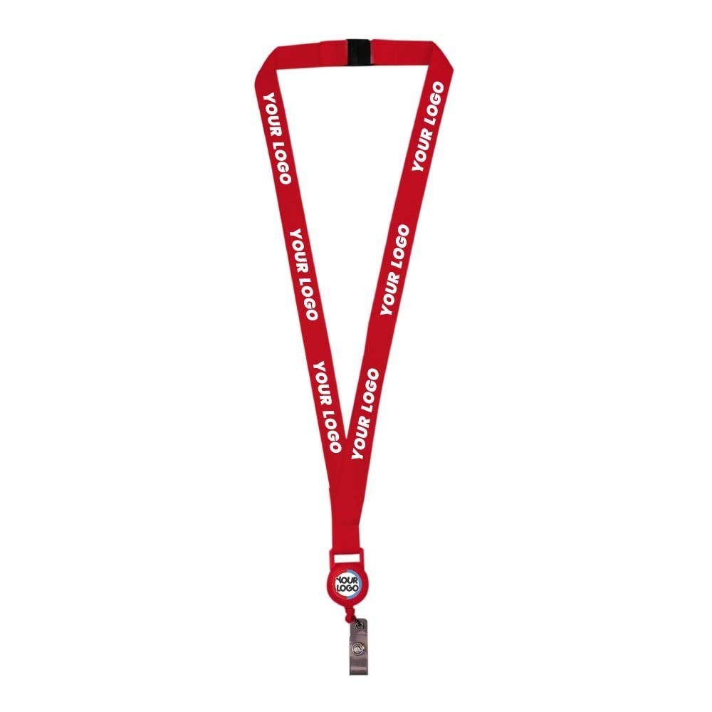 Lanyard with Reel Badge and Safety Lock - Image 3