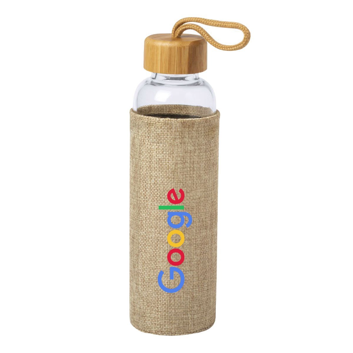 Glass Bottle with Sleeve - Image 2